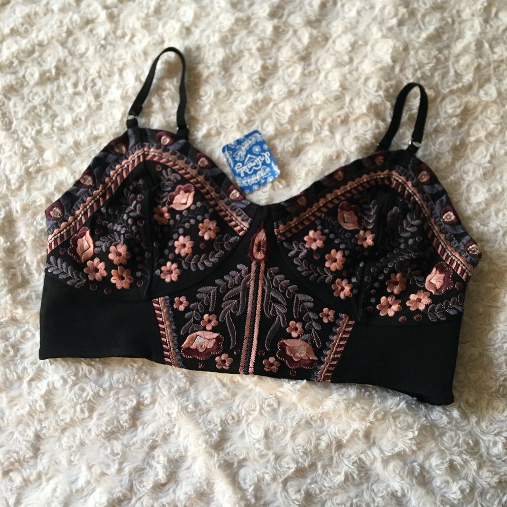 Free People Emilia Longline Bralette